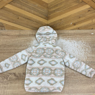 The North Face - Kids campshire Fleece - MSRP$79: White/brown/Pink-children-3T