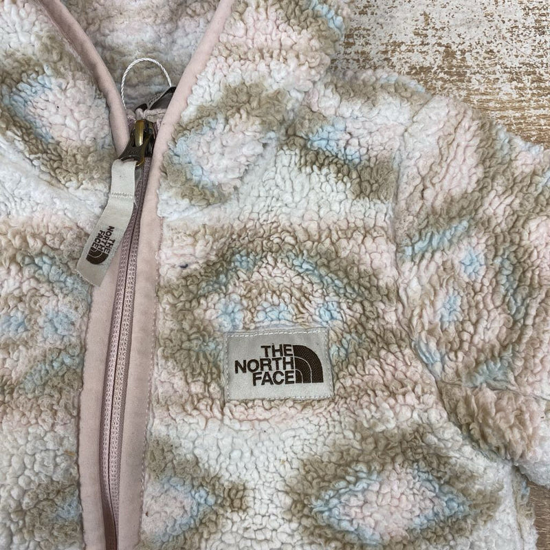 The North Face - Kids campshire Fleece - MSRP$79: White/brown/Pink-children-3T