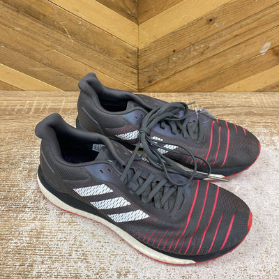 Adidas - Men's Solar Drive Running Shoes - MSRP$165: Gray/Pink/White-men-8