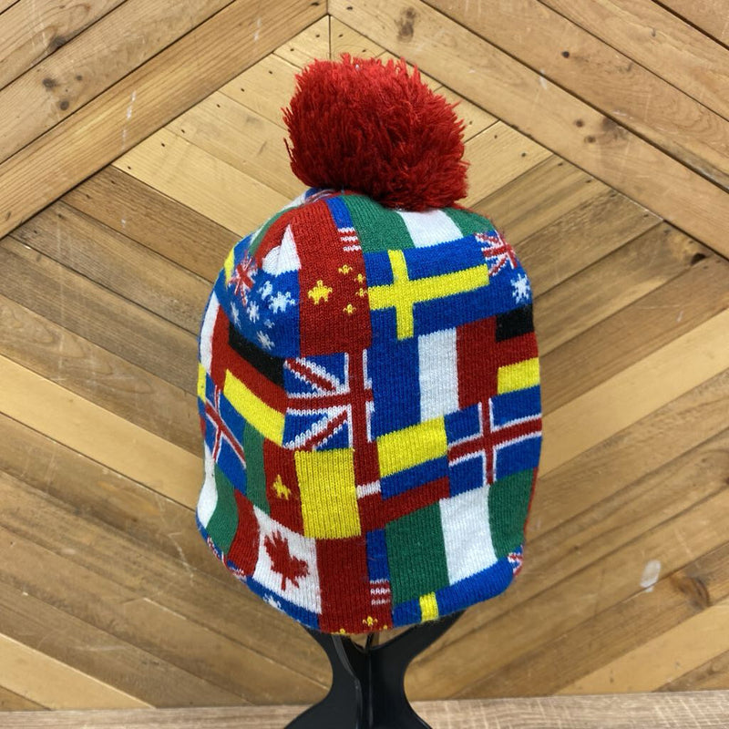 White Knight - World Flags Toque - MSRP$: Red / Blue / White / Green / Black / Yellow / Orange-unisex-