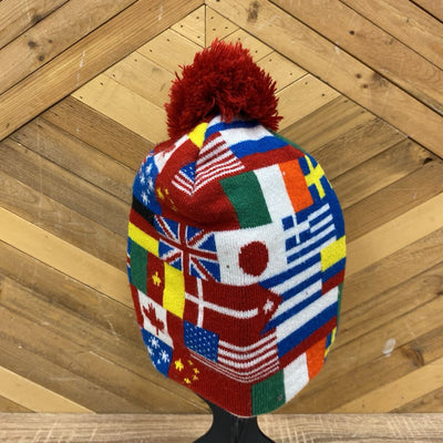 White Knight - World Flags Toque - MSRP$: Red / Blue / White / Green / Black / Yellow / Orange-unisex-