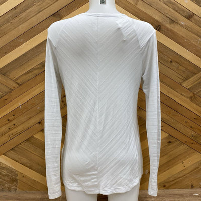 Mountain Hardwear - Women's L/S Top - MSRP $75: White-women-SM