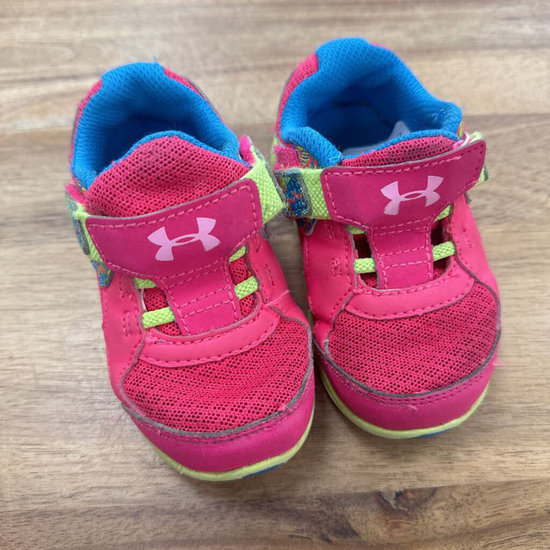 Under Armour - Infant Active Shoes : Pink / Blue / Green-infant-5T