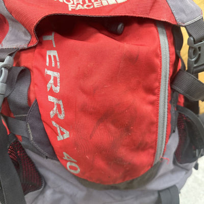 The North Face - W Terra 40 Hiking Overnight Backpack - MSRP compared $110: Red / Grey / Black--40 Litres