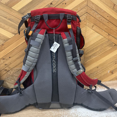 The North Face - W Terra 40 Hiking Overnight Backpack - MSRP compared $110: Red / Grey / Black--40 Litres