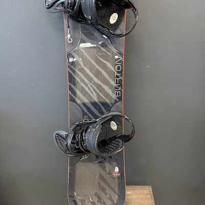 Burton - T6 Snowboard - Ogo Bindings - MSRP$1000+: Black/Red/White-unisex-164