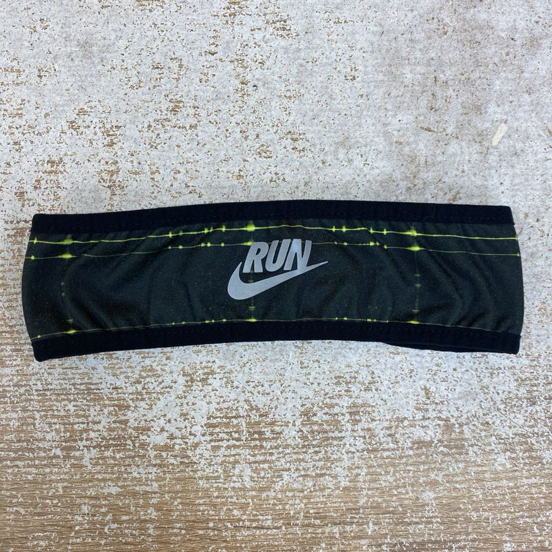 Nike - Fleece-Lined Headband: Black/Green-unisex-