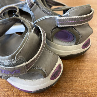 Teva - Women's Sandals - MSRP comp $135: Grey / Purple / White-women-W10