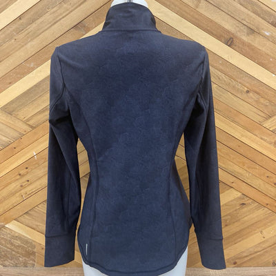 Mondetta - Women's Full-Zip Athletic Top - MSRP comp $60: Black / Navy-men-SM