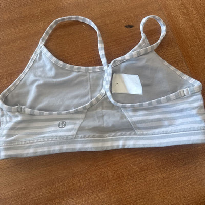 Lululemon - Women's Sports Bra: Grey / White-women-