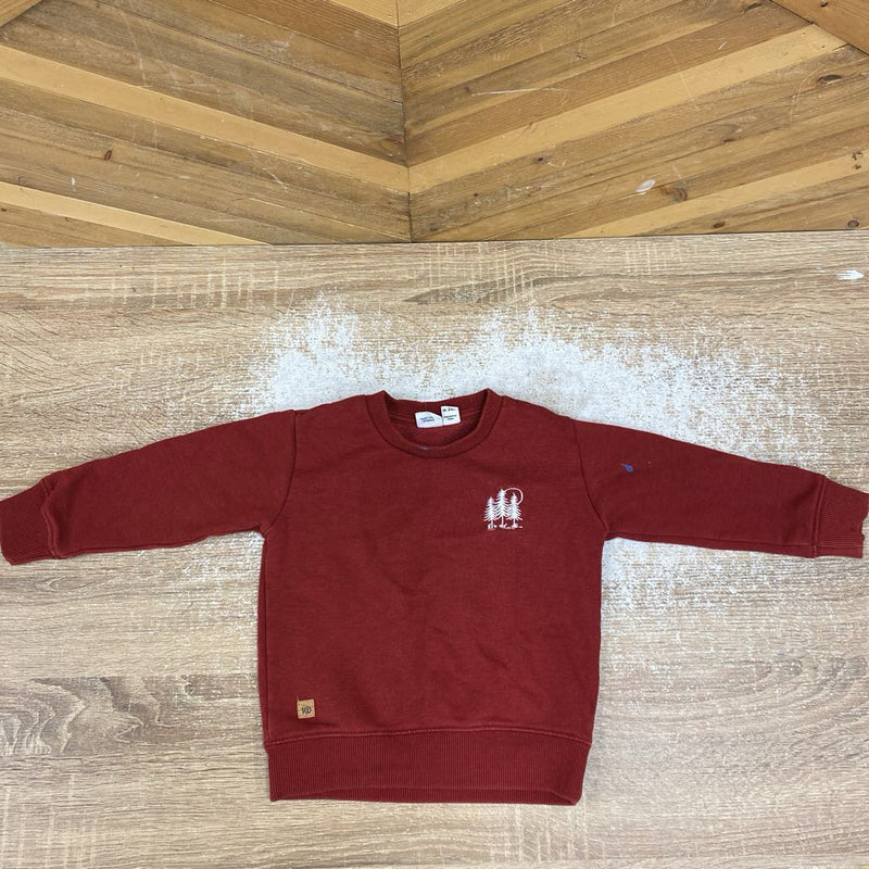 Tentree - Infant Crewneck Sweatshirt - MSRP$45: Red-infant-18-24 Months