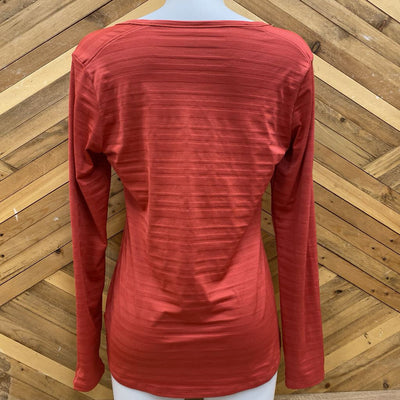 Mountain Hardwear - Women's L/S Top - MSRP $75: Orange Red -women-MD