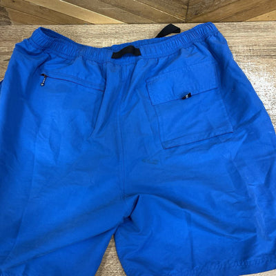 Hunt Club - Men's Swim Shorts w/ Belt Clip: Blue-men-XL