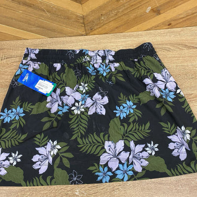 Speedo - Women's Floral Swim Skort New w/ Tags - MSRP $65: Black / Green / Purple / Blue / White-women-XL
