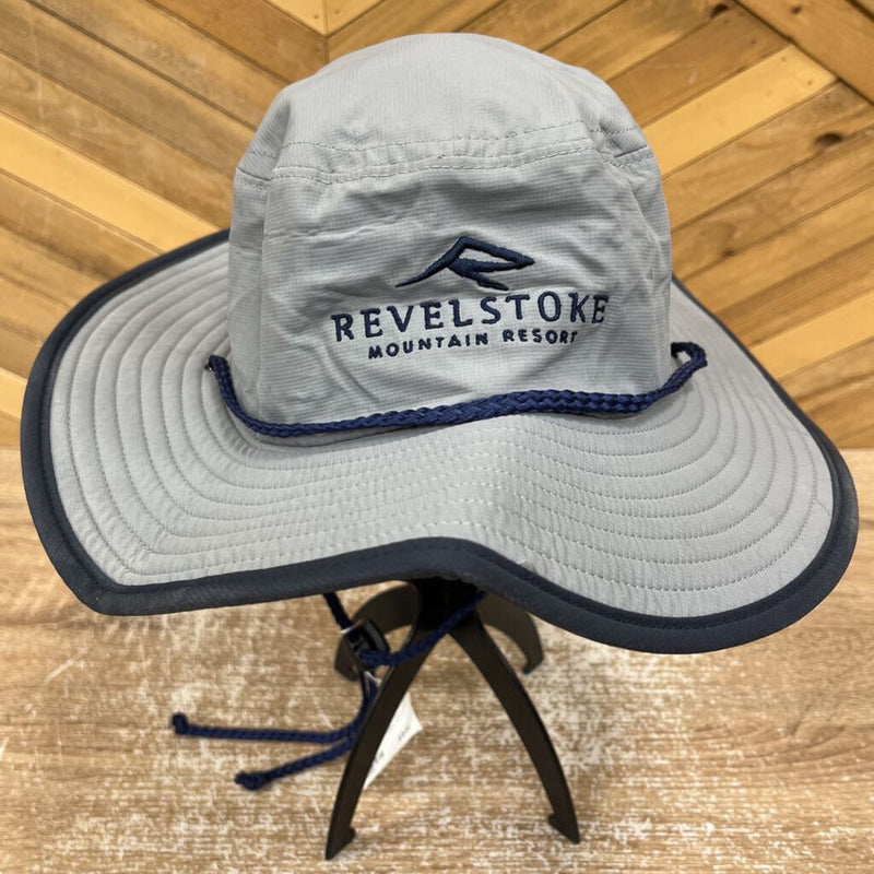 Somwon- Revelstoke Resort Sun Hat- MSRP $40: Grey -unisex-Adult