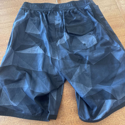 MEC- kids swim shorts- MSRP $40: black/grey-children-8y