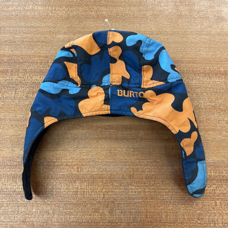 Burton- Aviator winter hat- MSRP $48: blue/orange-children-8y