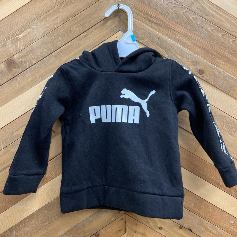 Puma - Infant Logo Hoodie : Black-infant-6-9 Months