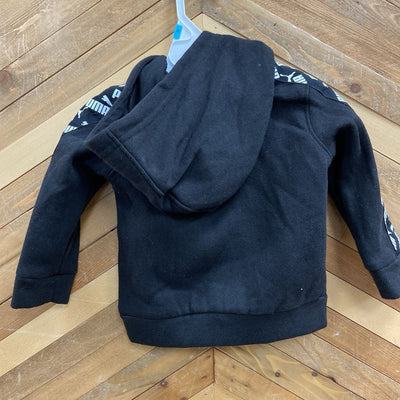 Puma - Infant Logo Hoodie : Black-infant-6-9 Months