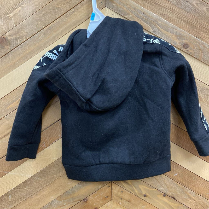 Puma - Infant Logo Hoodie : Black-infant-6-9 Months