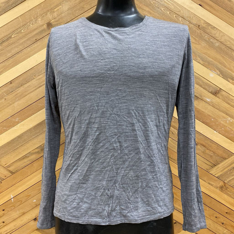 Segments - Long Sleeve Shirt : Gray-men-XL