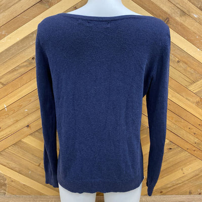 Kersh - Women's Lightweight Sweater: Navy-women-MD