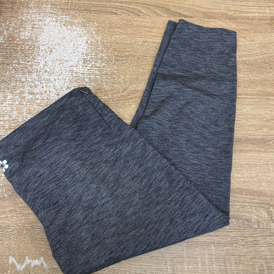 Tuff Athletics - Women's Capri Leggings: Grey/Black-women-LG