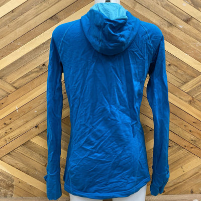 icebreaker - Women's Merino GT Full-Zip Hoodie - MSRP comp $280: Blue/Teal-women-LG