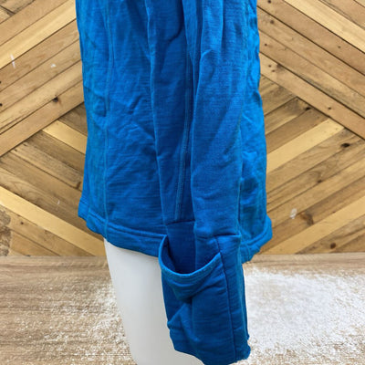 icebreaker - Women's Merino GT Full-Zip Hoodie - MSRP comp $280: Blue/Teal-women-LG