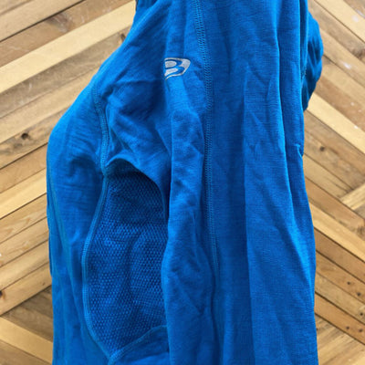 icebreaker - Women's Merino GT Full-Zip Hoodie - MSRP comp $280: Blue/Teal-women-LG