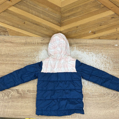 The North Face - Kid's Reversible Puffer Jacket - MSRP $145: Blue/Pink-children-3T