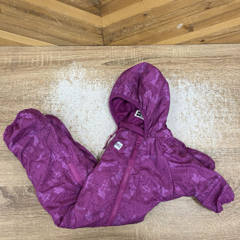 MEC - bundle me suit - MSRP $99: Pink/Purple Bunnies -children-6m