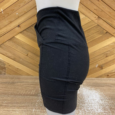 Evolution and Creation - Women's Pocket Biker Shorts - MSRP $28: Black-women-MD