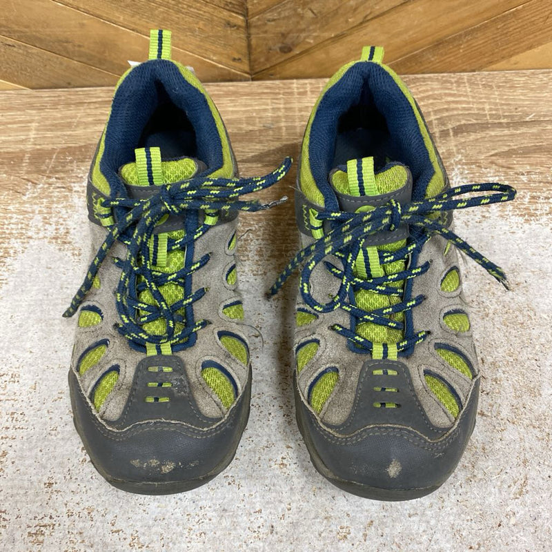 Merrell - Kids Hiking Shoes - MSRP $90: Grey/Blue/Green -children-10.5