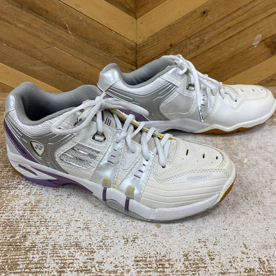 Yonex - Indoor Court shoes - MSRP $210: White/purple -women-41