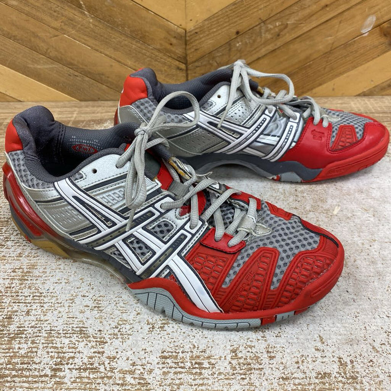 Asics - Gel blast shoes - MSRP $110: Red/Grey-women-8.5W