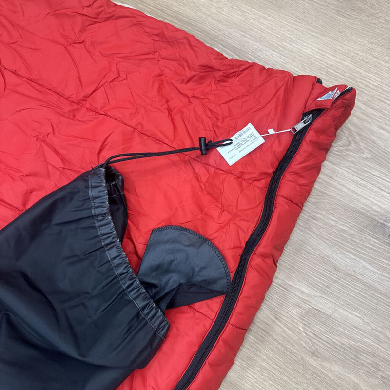 MEC - Youth Synthetic Sleeping Bag - MSRP compared $150: Red/Beige-unisex-Children