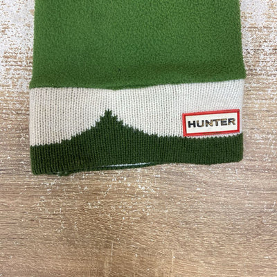 Hunter - Boot Socks - MSRP $60: Green/White-unisex-