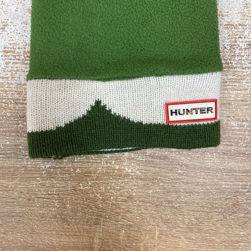 Hunter - Boot Socks - MSRP $60: Green/White-unisex-