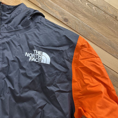 The North Face - Rain Shell Jacket - MSRP $120: Black/Orange-children-LG