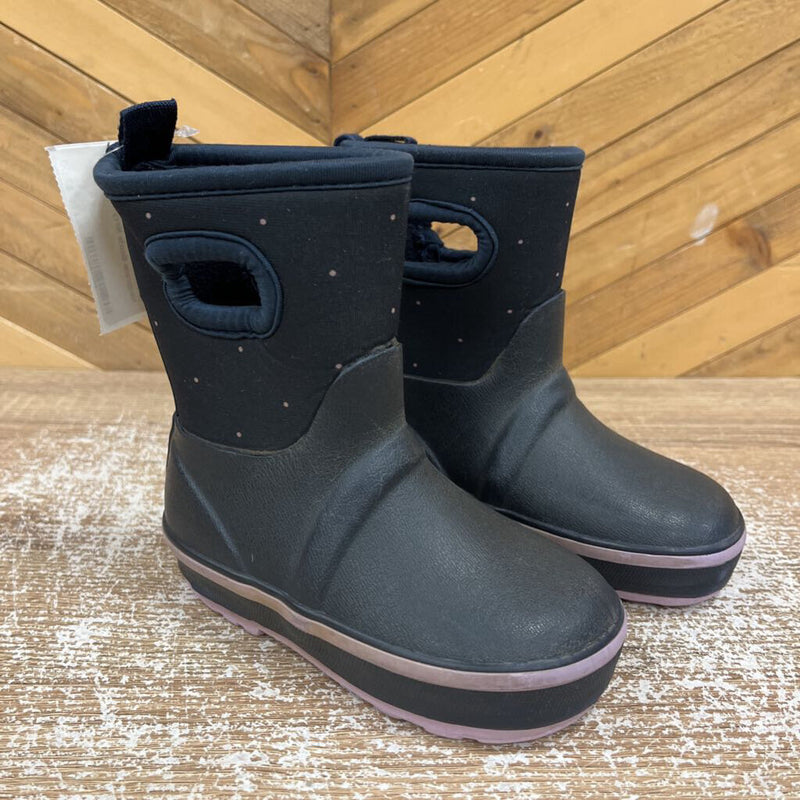 Neoprene Boots: Navy/Pink-children-7