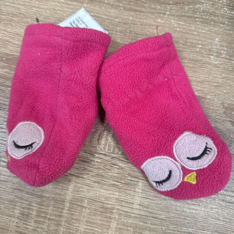 The Childrens Place - Baby Fleece Owl Mitts: Pink-children-