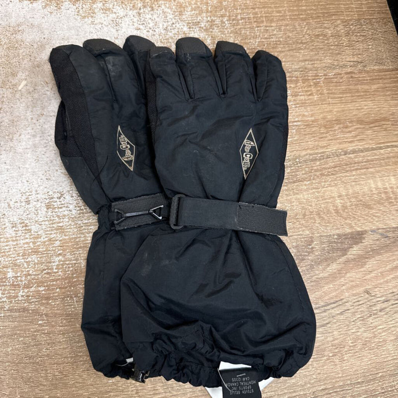 Dead Cow - Winter Gloves: Black-men-LG