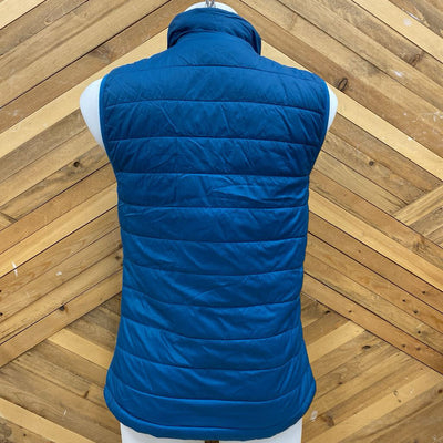 Kyodan - Puffer Vest - MSRP $99: Blue-women-SM