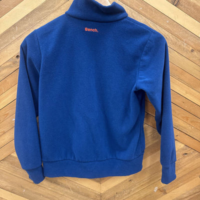 Bench - full zip fleece : Blue -children-9/10Y