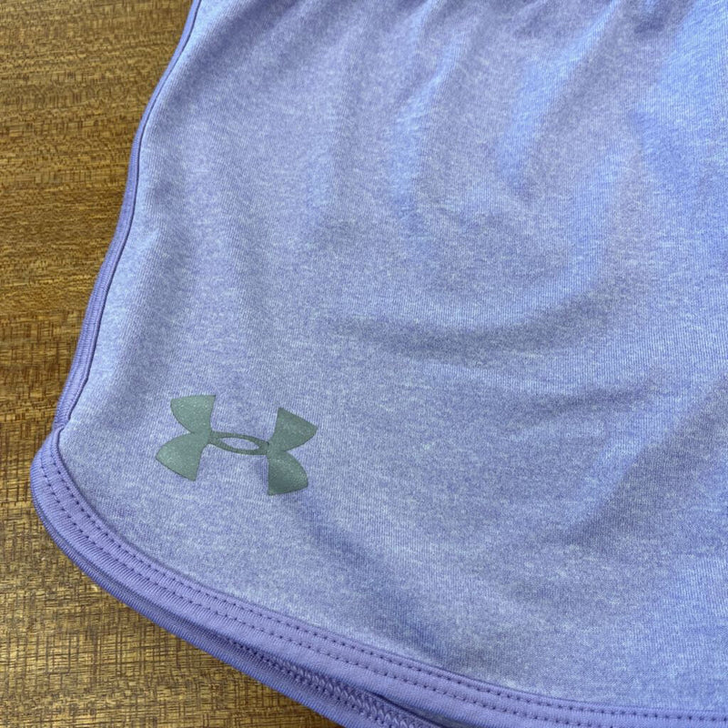 Under Armour - Kids shorts : Purple-girls-6Y