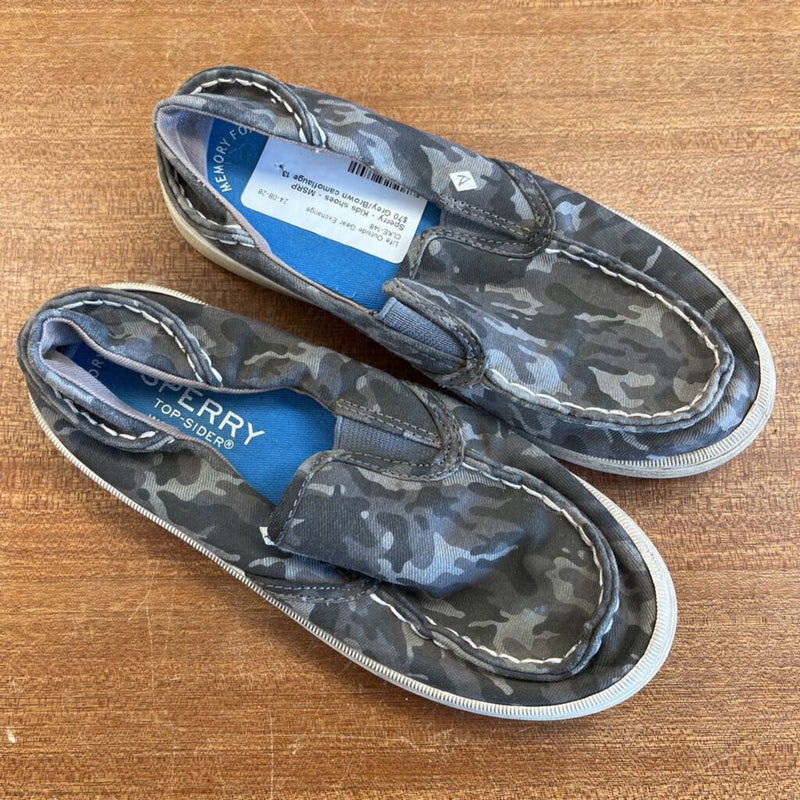 Sperry - Kids shoes - MSRP $70: Grey/Brown camoflauge-children-13