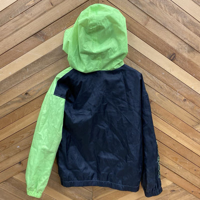 Under Armour - Kids' Rain Jacket - MSRP $90: Black/Green-children-5