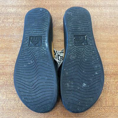 Reef - Women's Flip Flops - MSRP comp $75: Black / white-unisex-