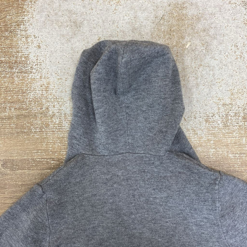 Zara- open hooded cardigan : Grey -children-7Y